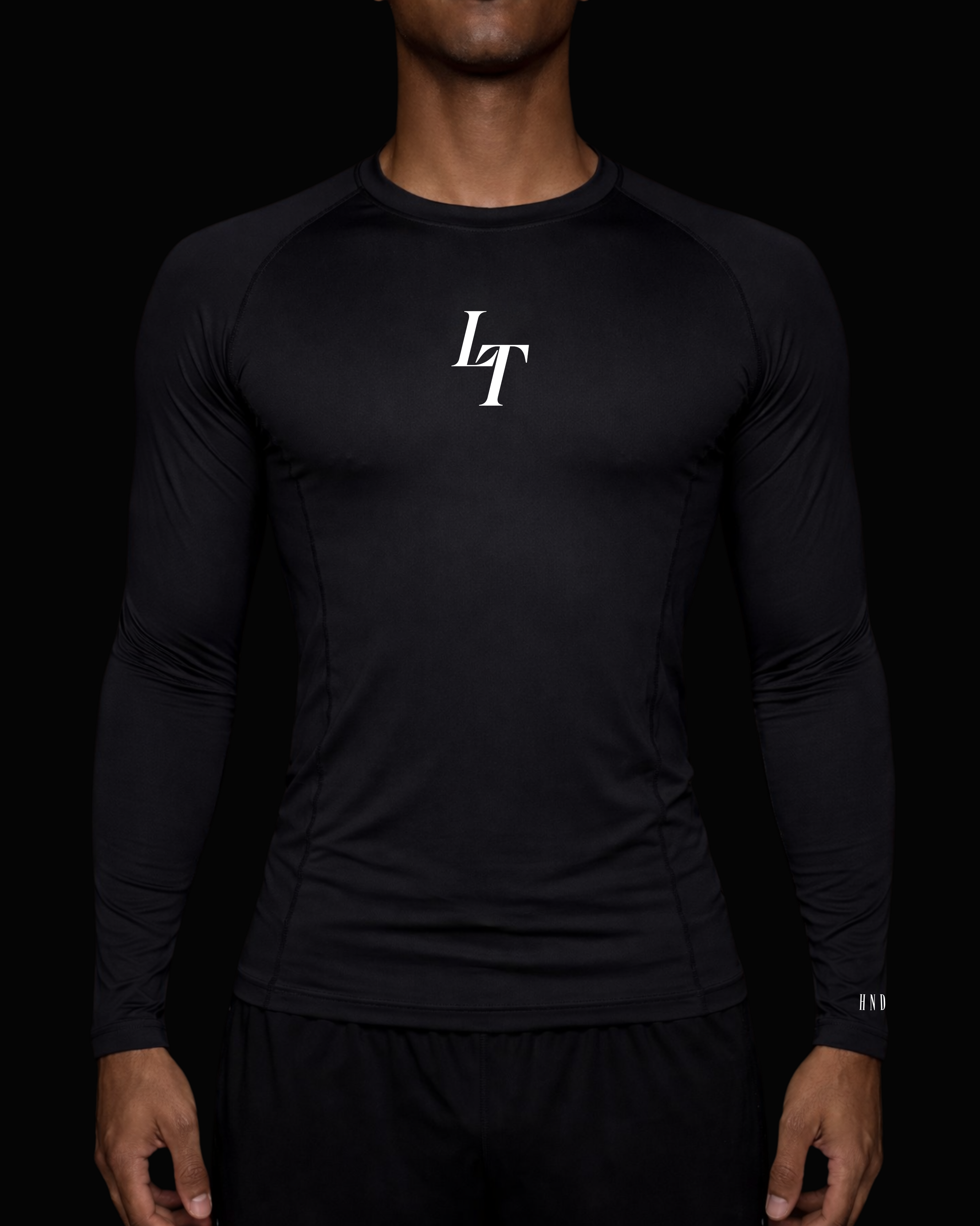 Black Long Sleeve Compression Shirt