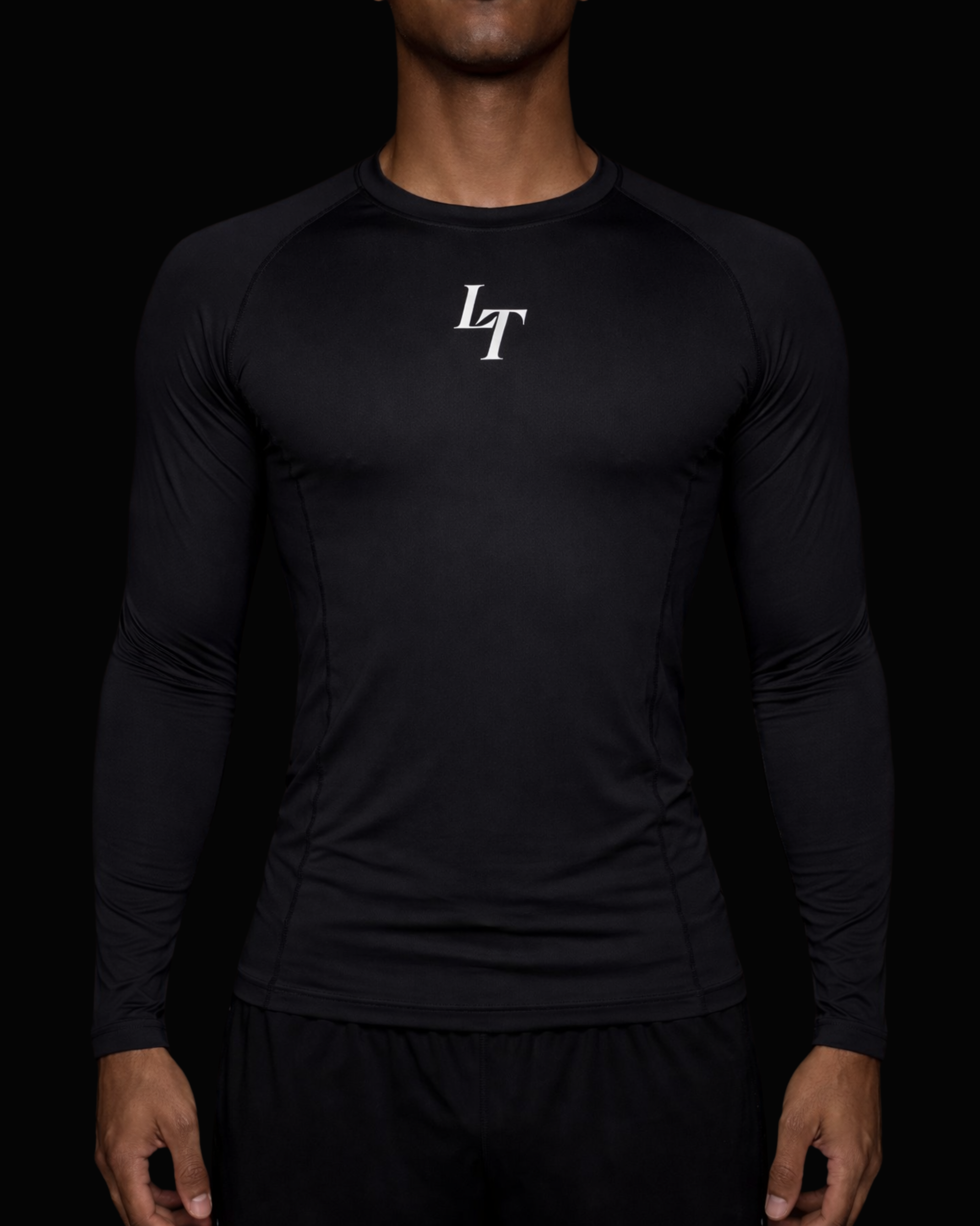 Black Long Sleeve Compression Shirt