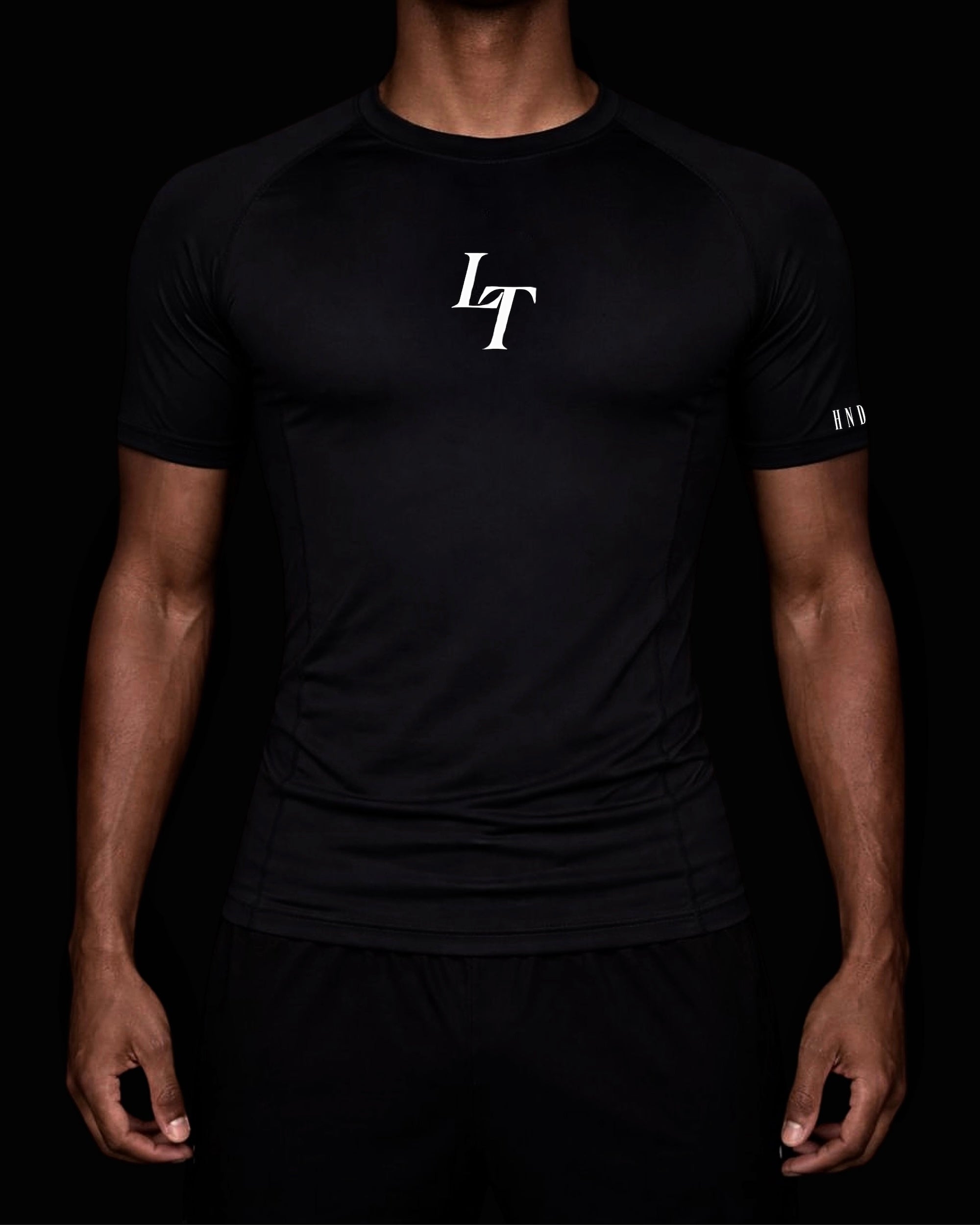 Black Short Sleeve Compression Shirt